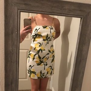 Lemon mini dress